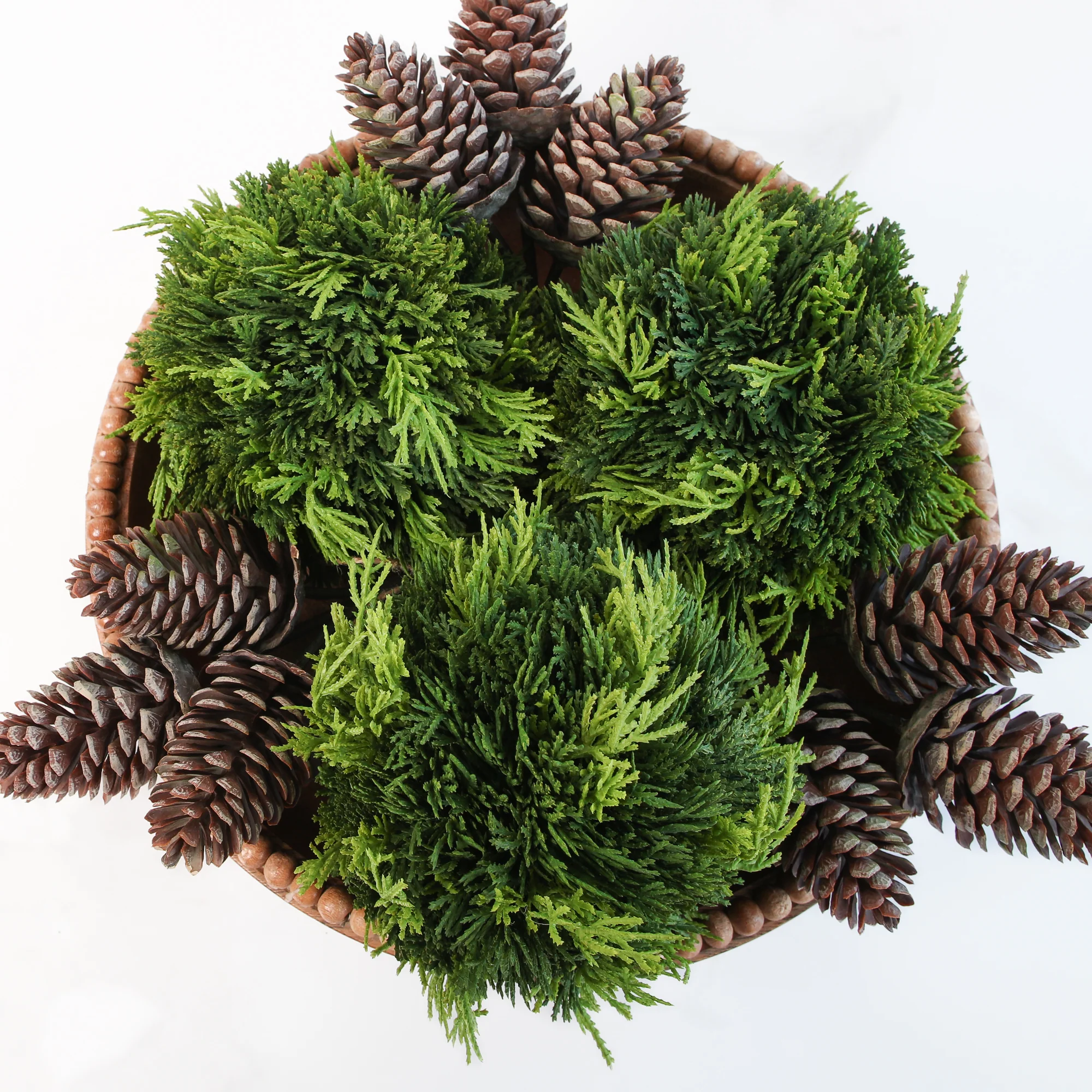 6" Real Touch Cedar Ball with Rope - Image 4