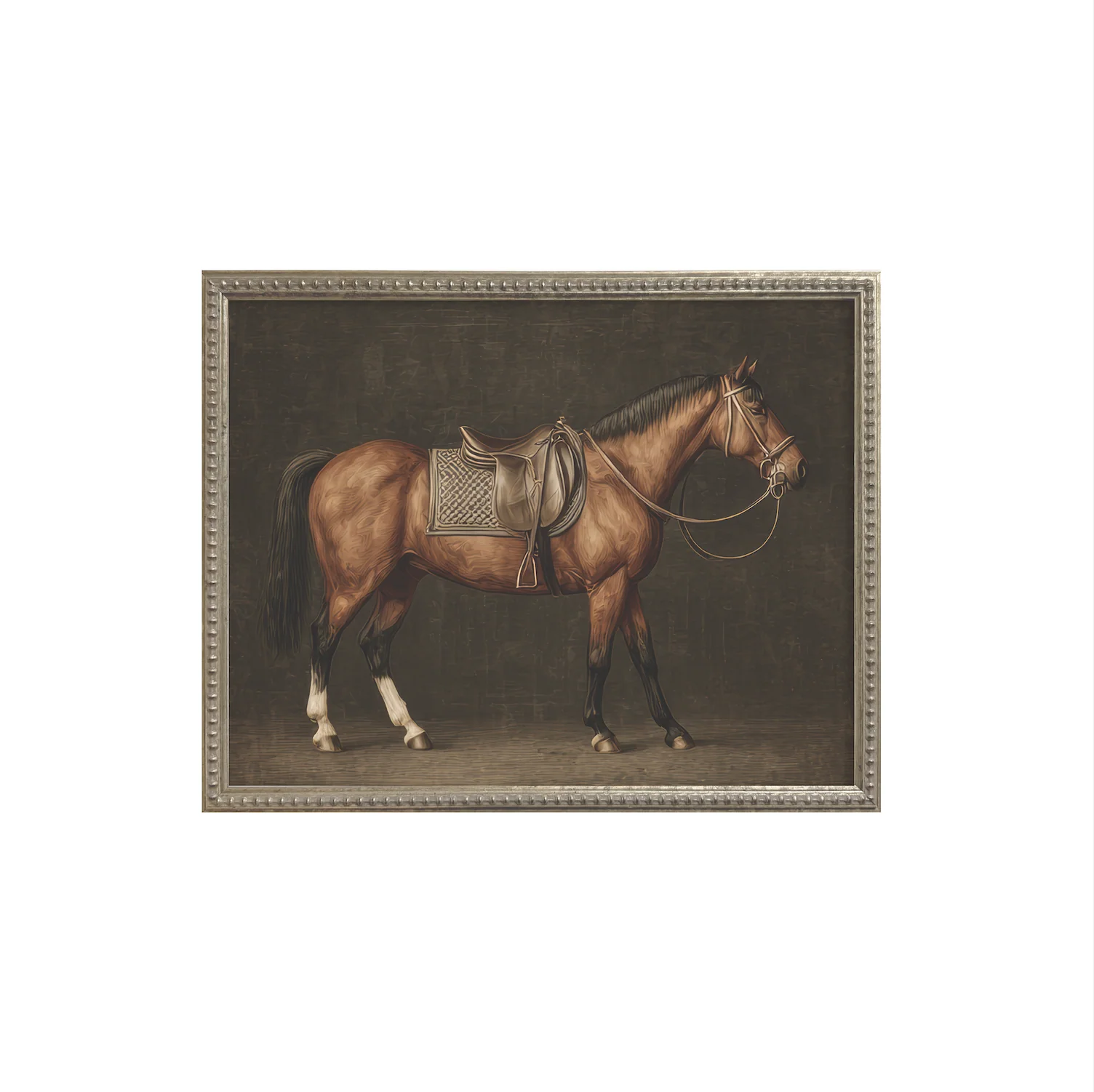 16x20 Silver Bead Horse Series (Set of 6) - Image 2