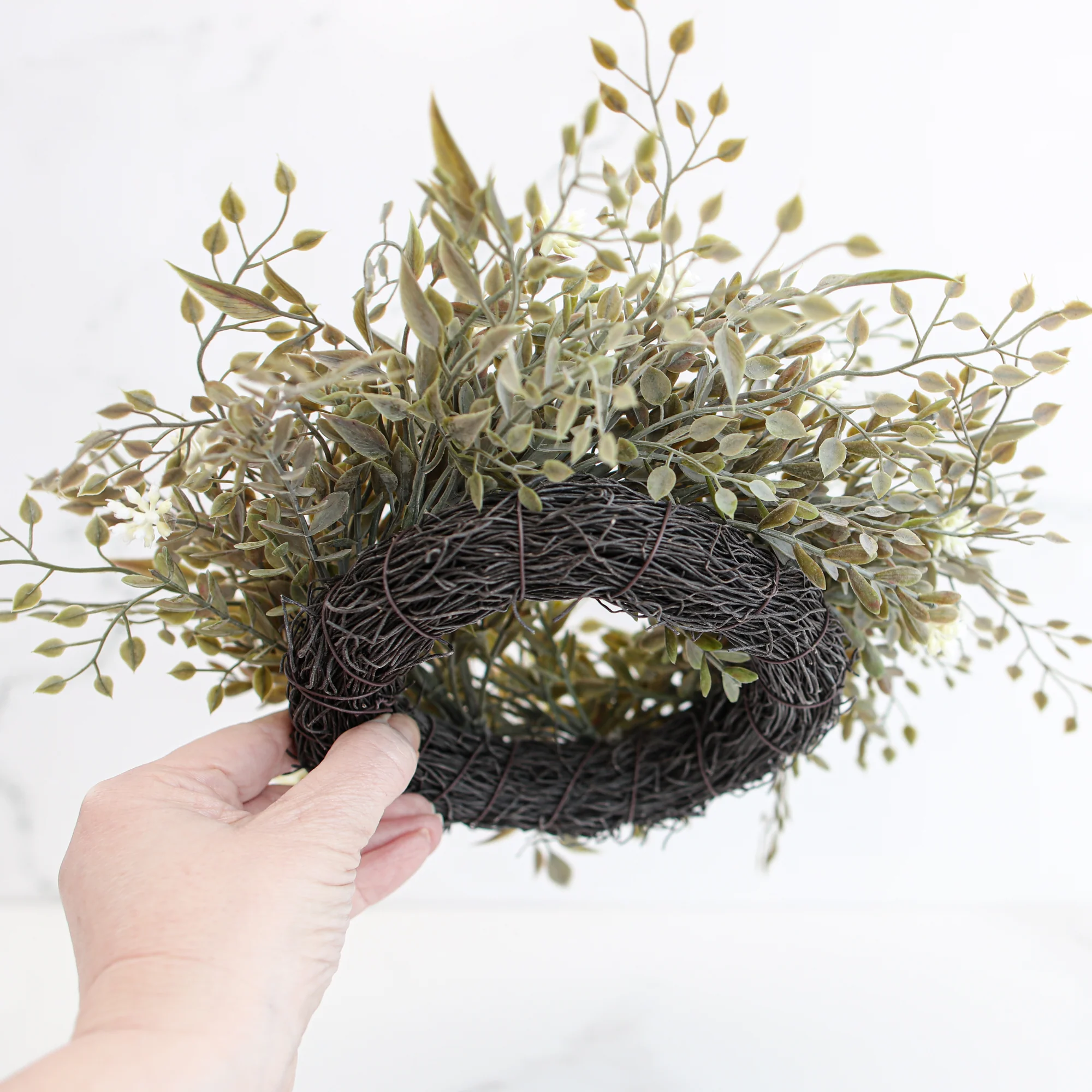 Mixed Sage Mini Votive Candle Ring - Image 4