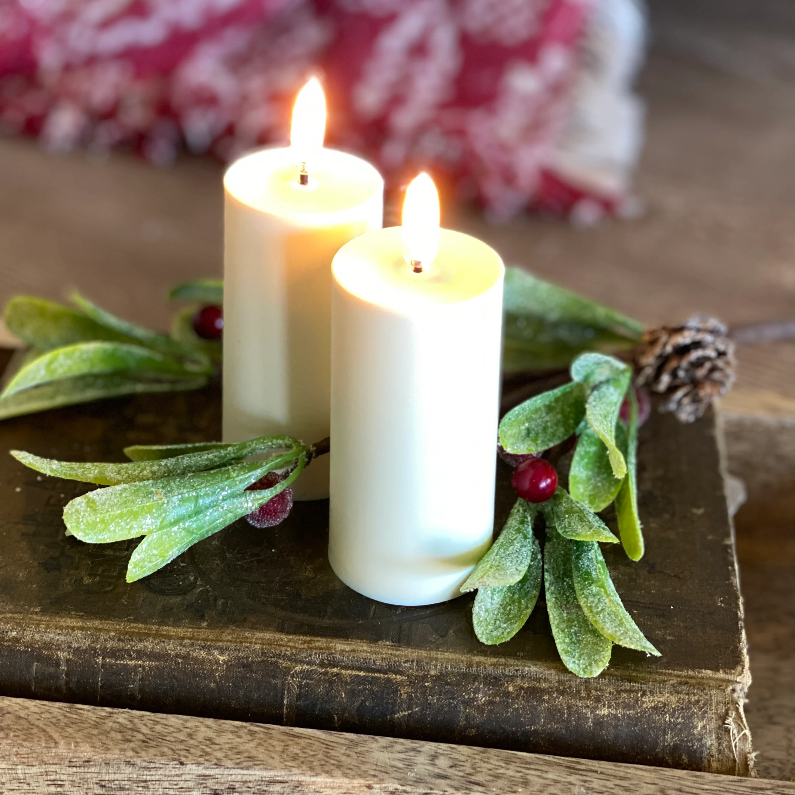 4" tall Flameless Votives-Set of Two - Image 3