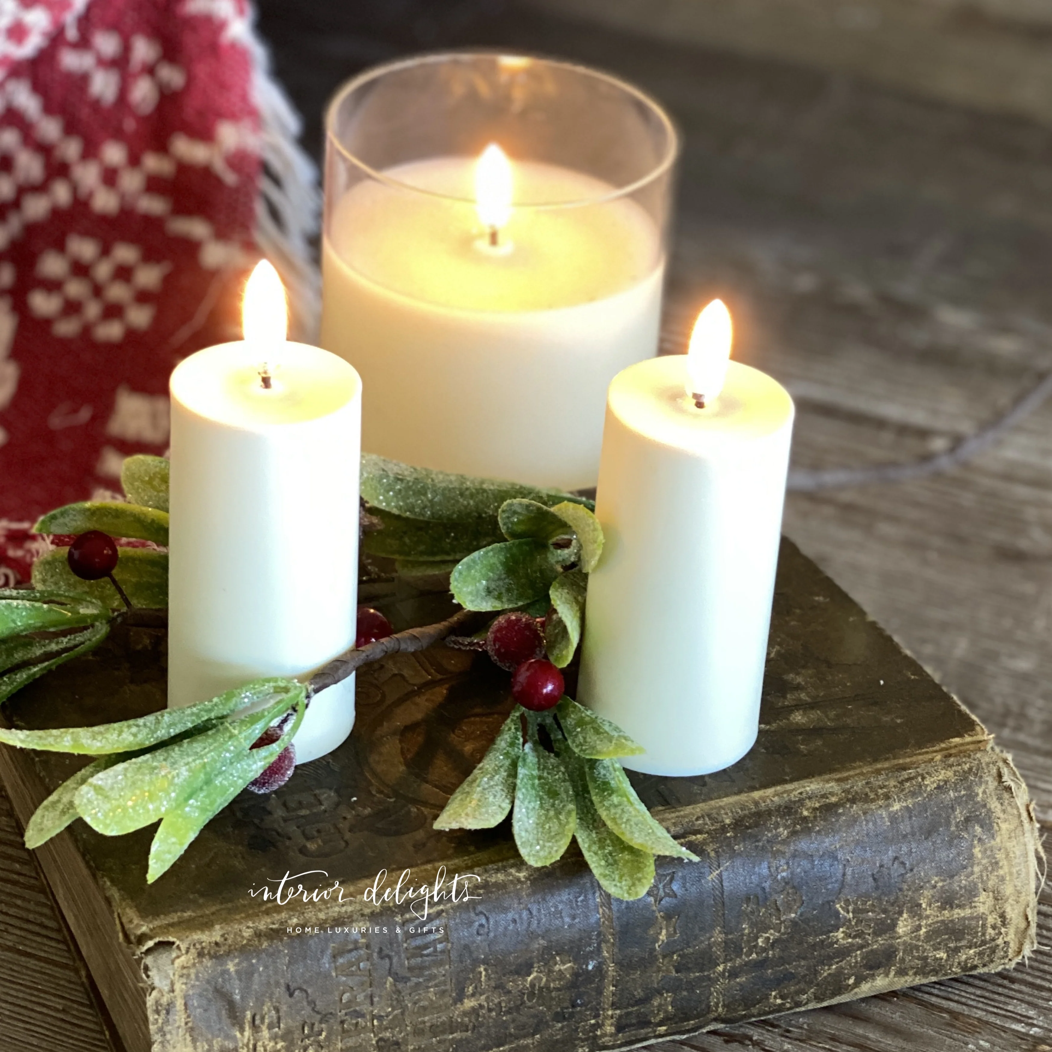 4" tall Flameless Votives-Set of Two - Image 4