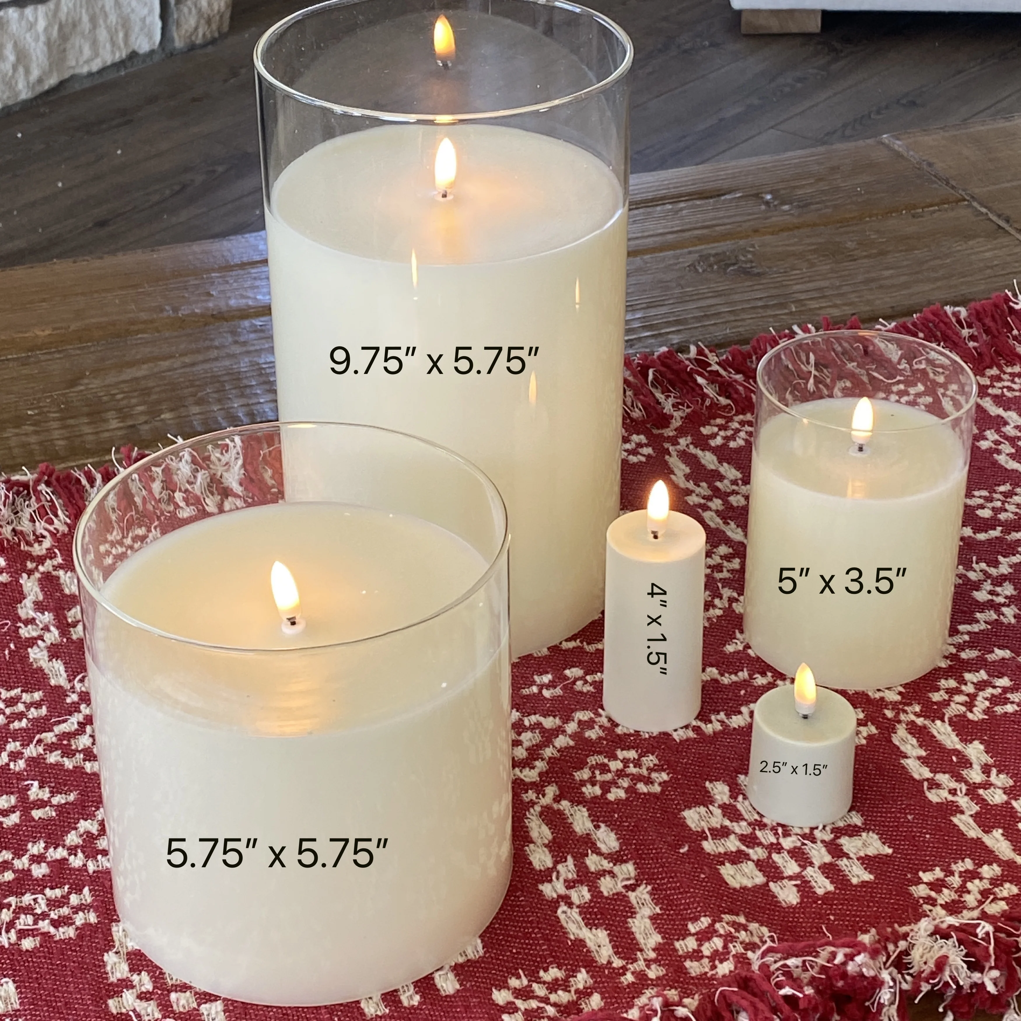 4" tall Flameless Votives-Set of Two - Image 5