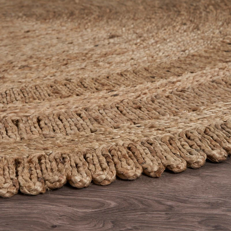 Scallop Grey Natural Fiber Rug - Image 3