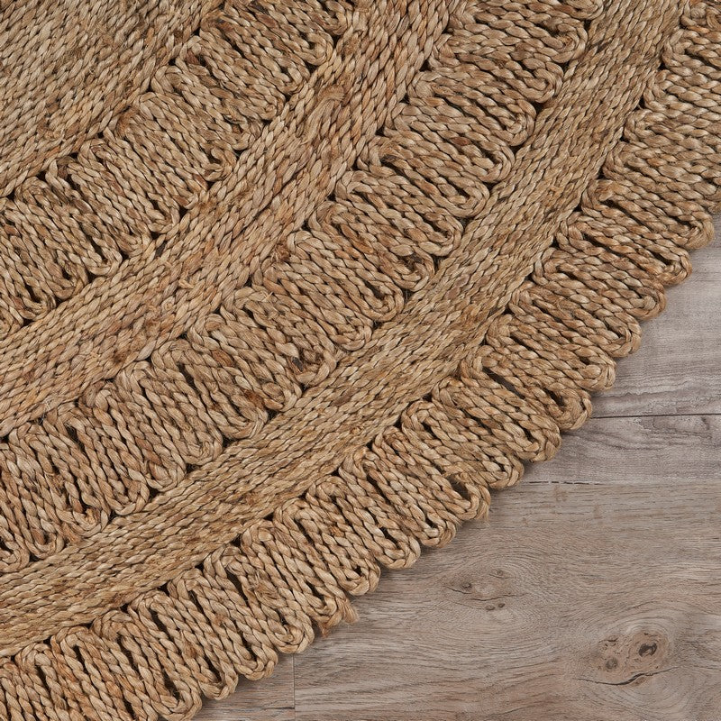 Scallop Grey Natural Fiber Rug - Image 4