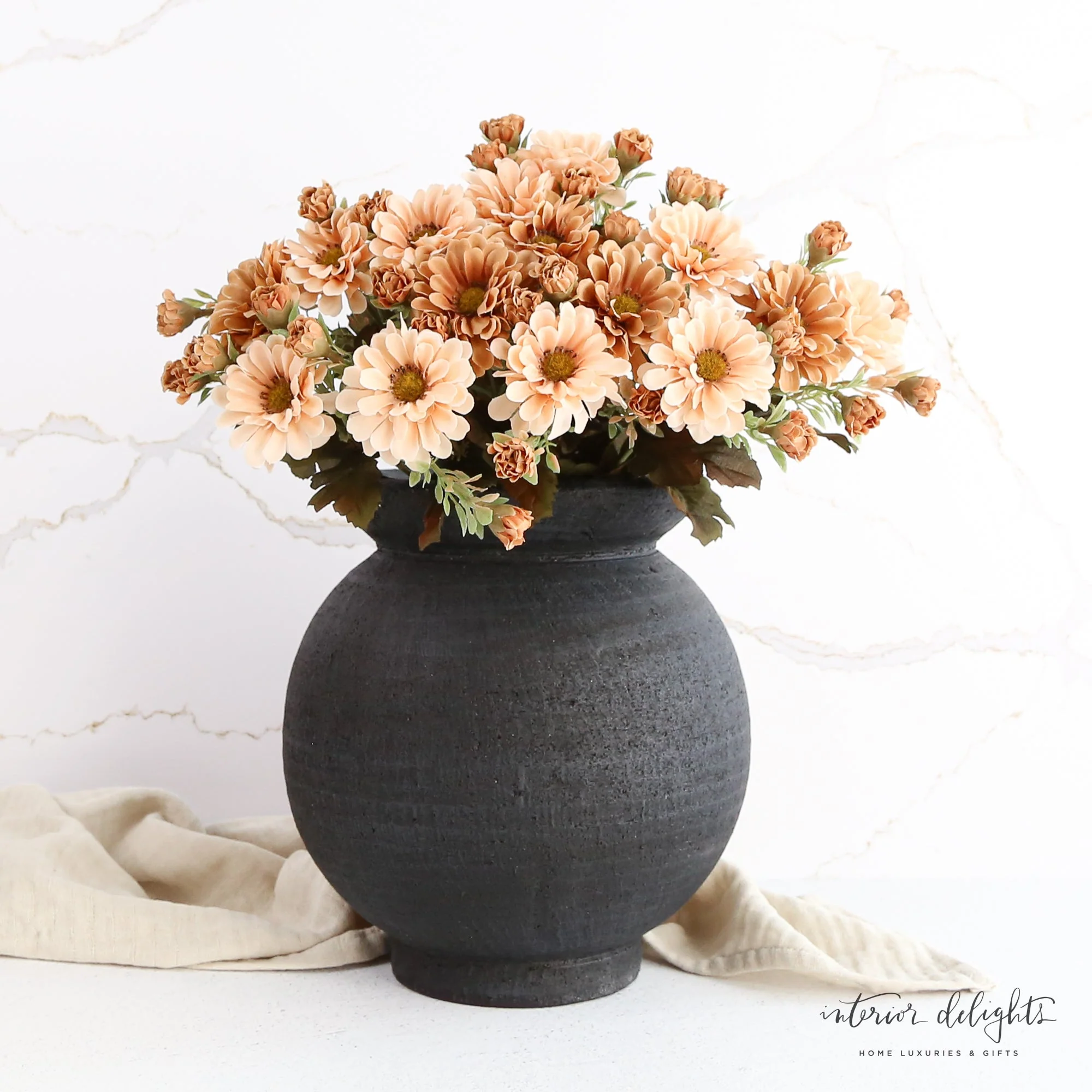 9.5" Black Paul Vase - Image 5