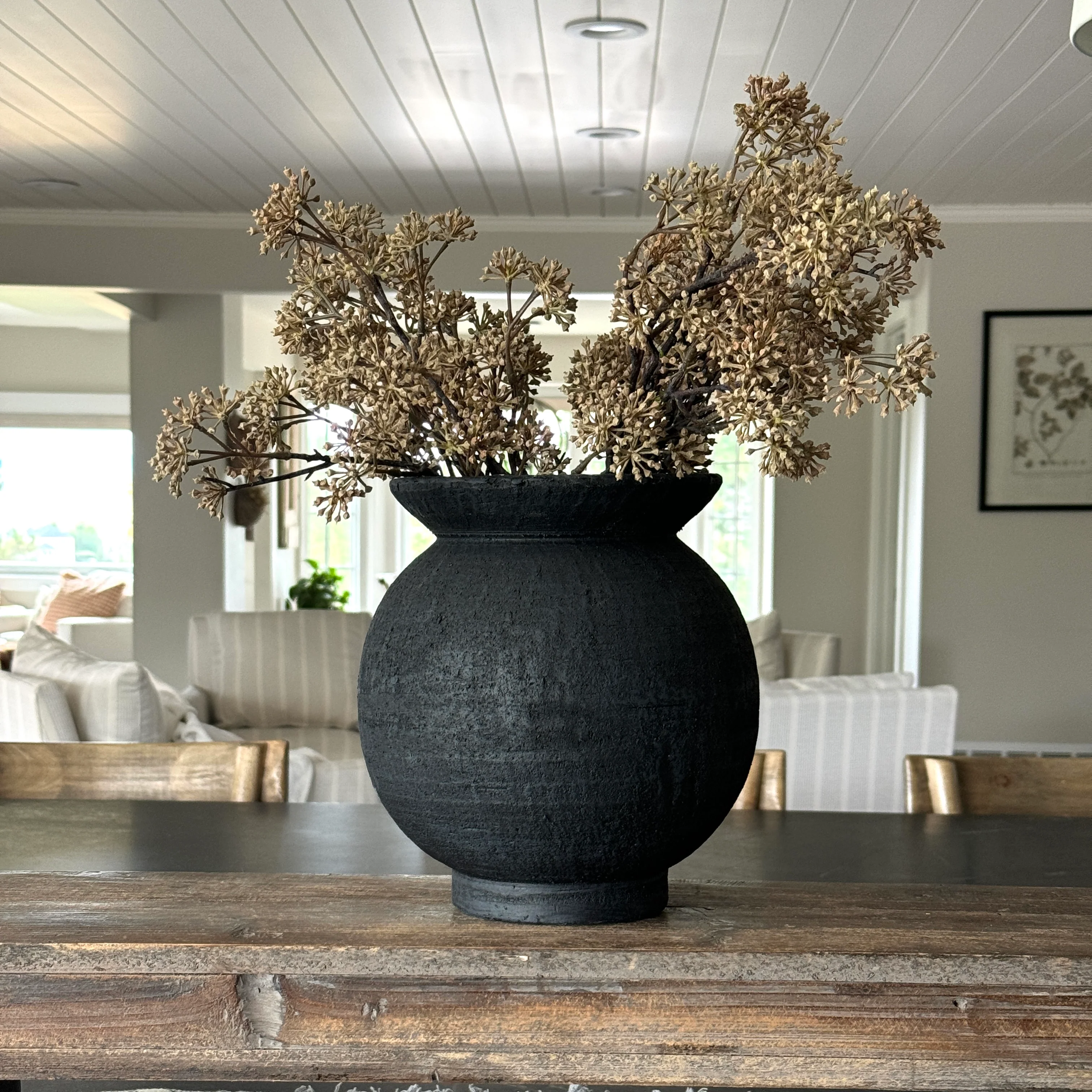 9.5" Black Paul Vase - Image 6