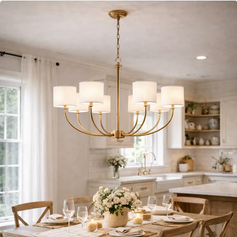 Linda - 6 Shade Chandelier - Image 3
