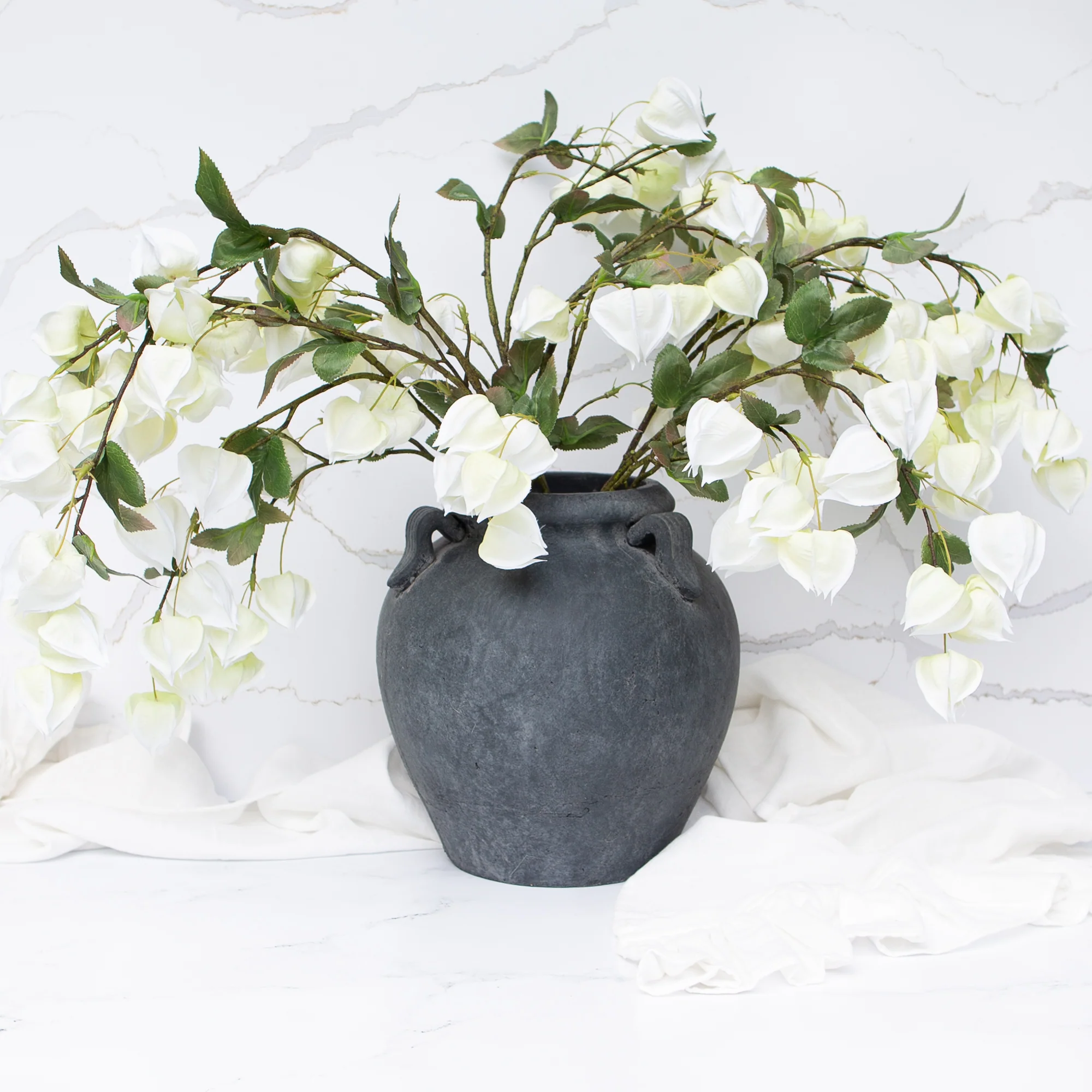 11” Charcoal Clay Pot - Image 6