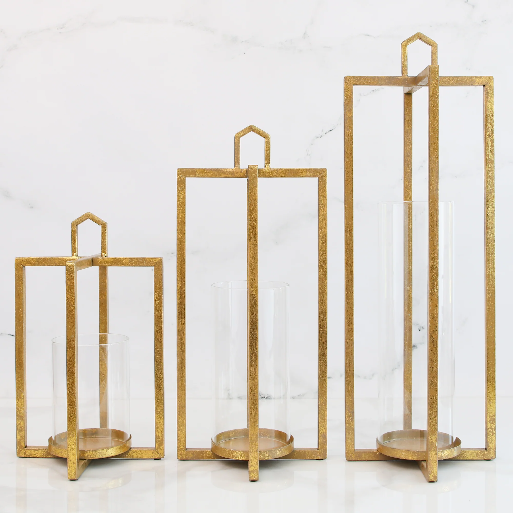 Gold Mod Lantern Set of 3 - Image 5
