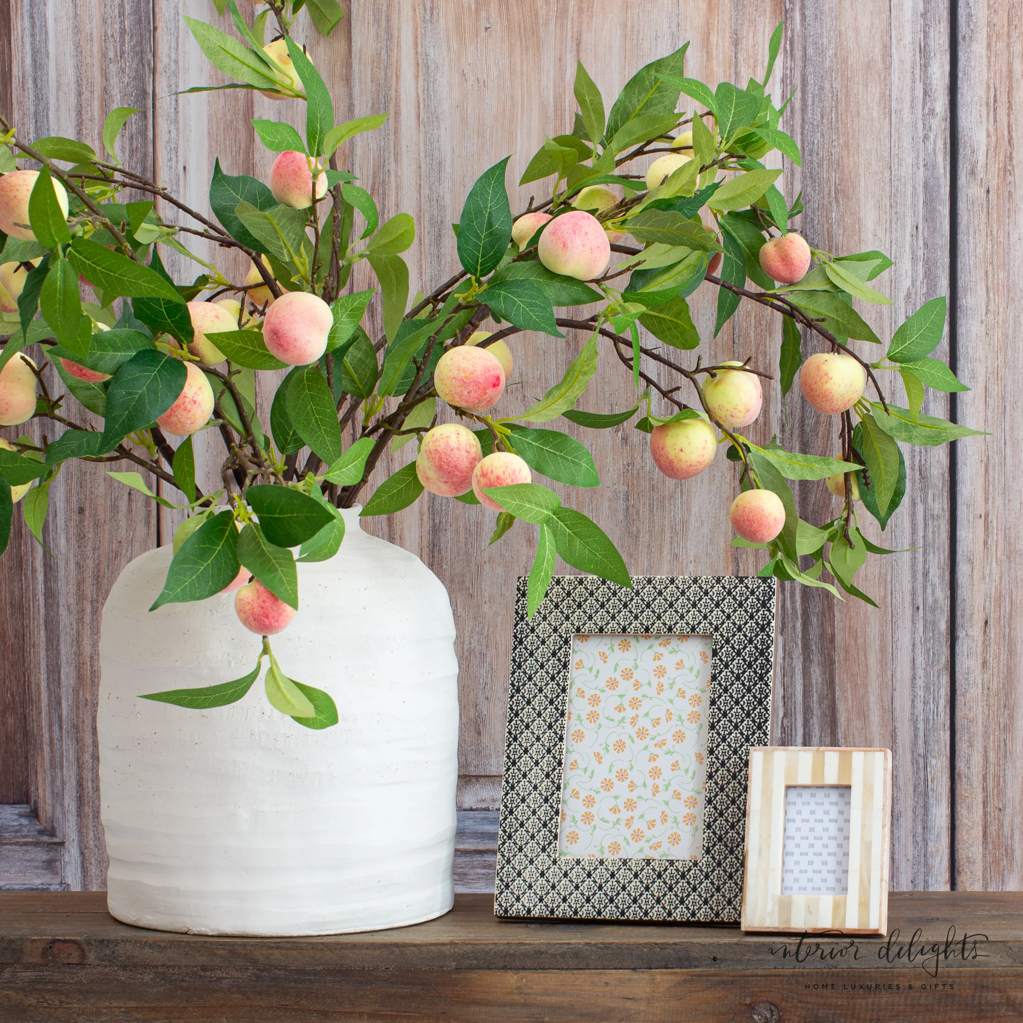 10.5” Ivory Stoneware Vase - Image 4