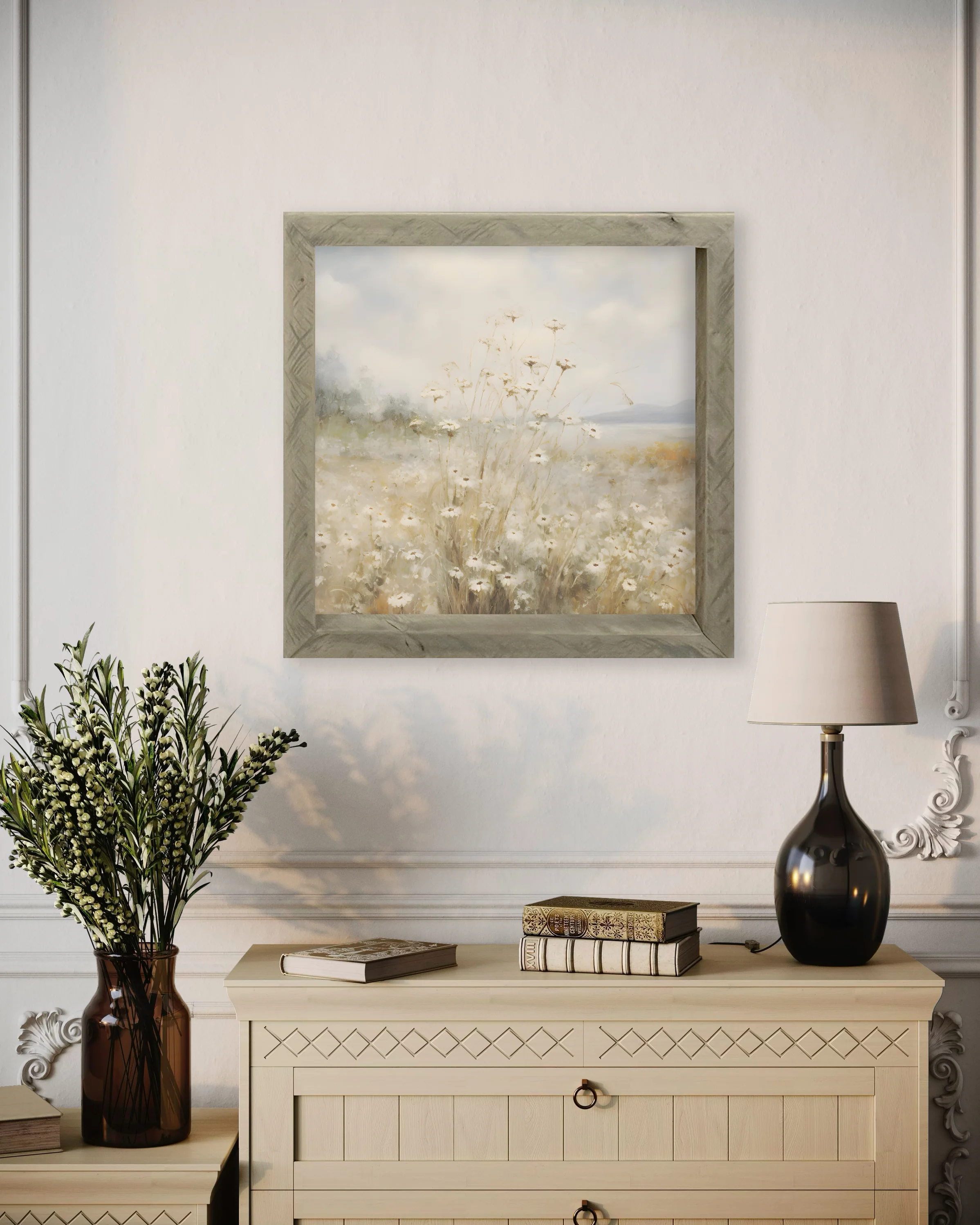 Field of Flowers 23x23 Thin Timberwood - Image 2
