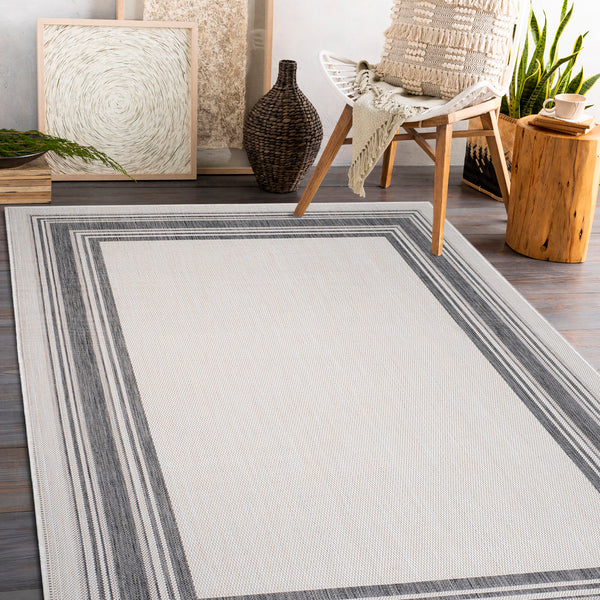 Mike Rug White / Anthracite - Image 3