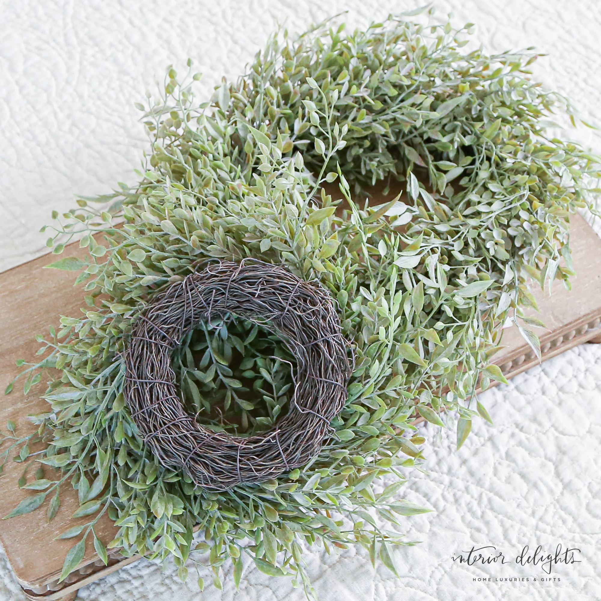 Large Mixed Sage Candle Ring - Image 4