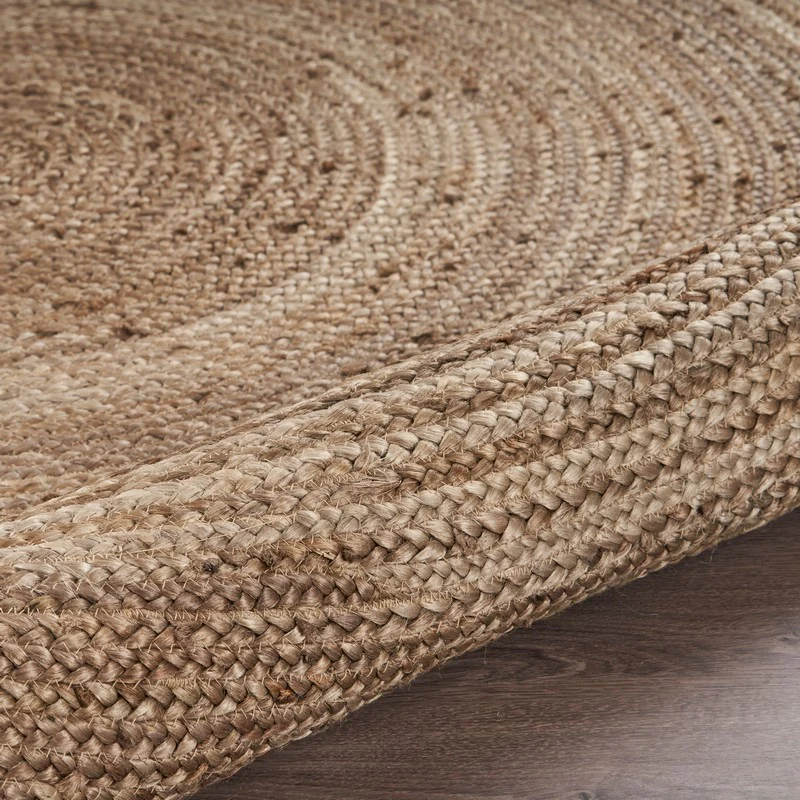 Natural Fiber Jute Rug ( Gray ) - Image 3