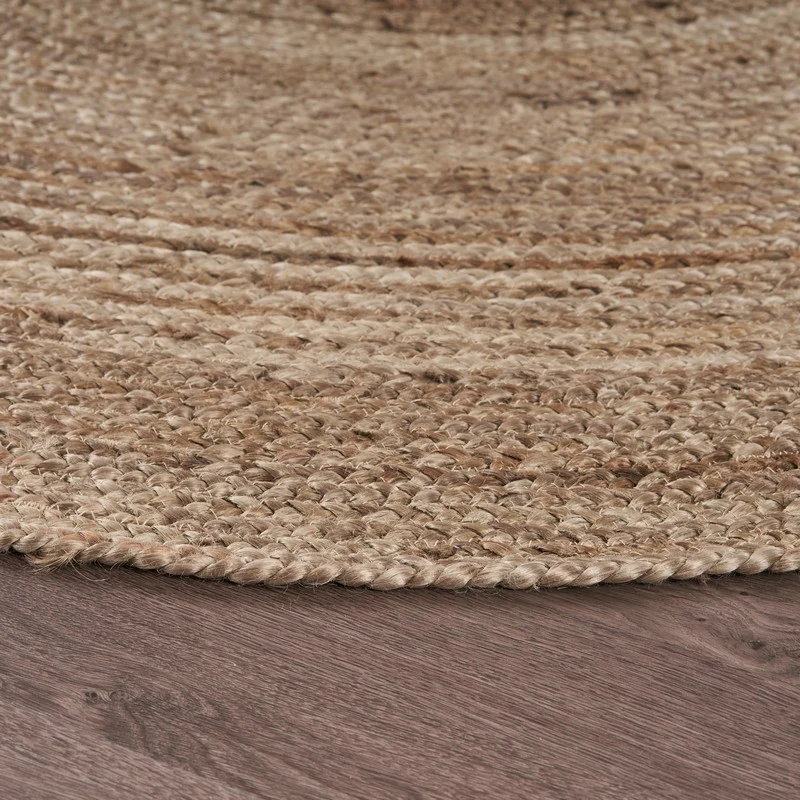 Natural Fiber Jute Rug ( Gray ) - Image 4