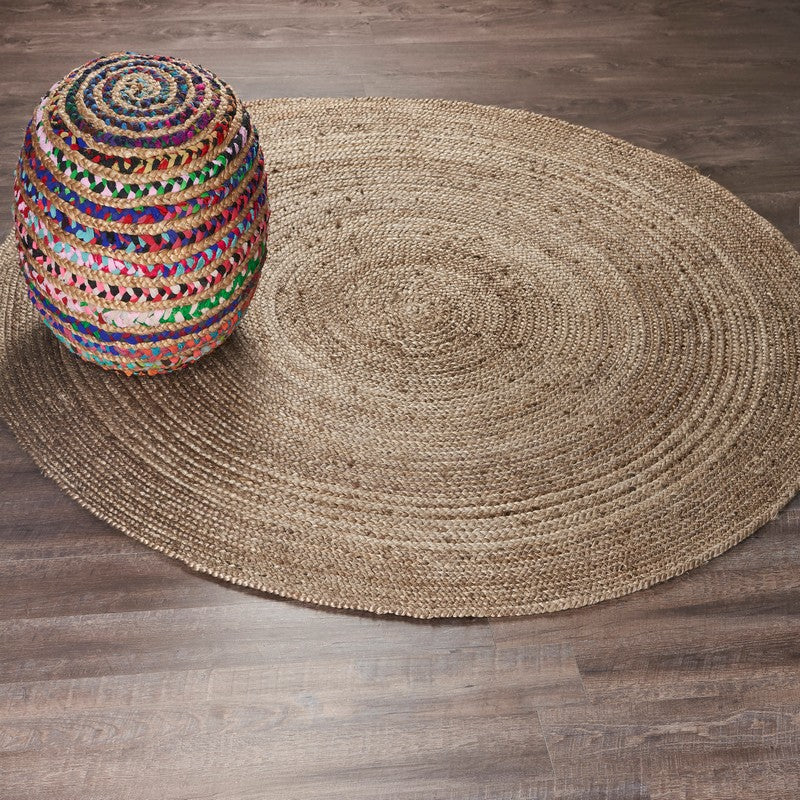 Natural Fiber Jute Rug ( Gray ) - Image 5