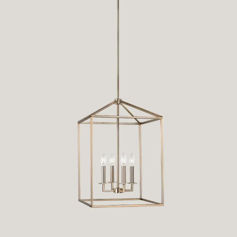 Patrick - 4 Light Medium Chandelier - Satin Brass