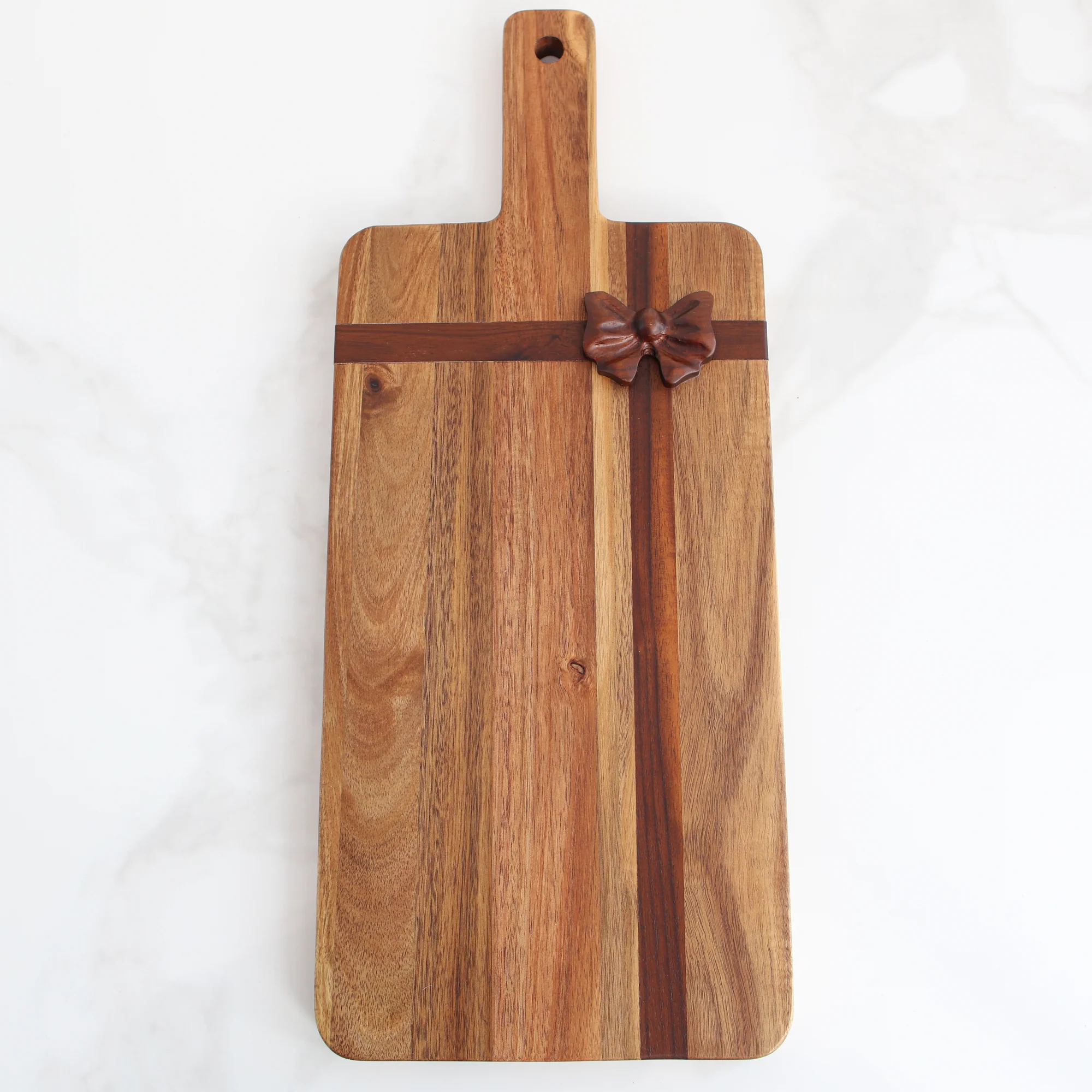 Rectangle Acacia Board with Bow - Image 6