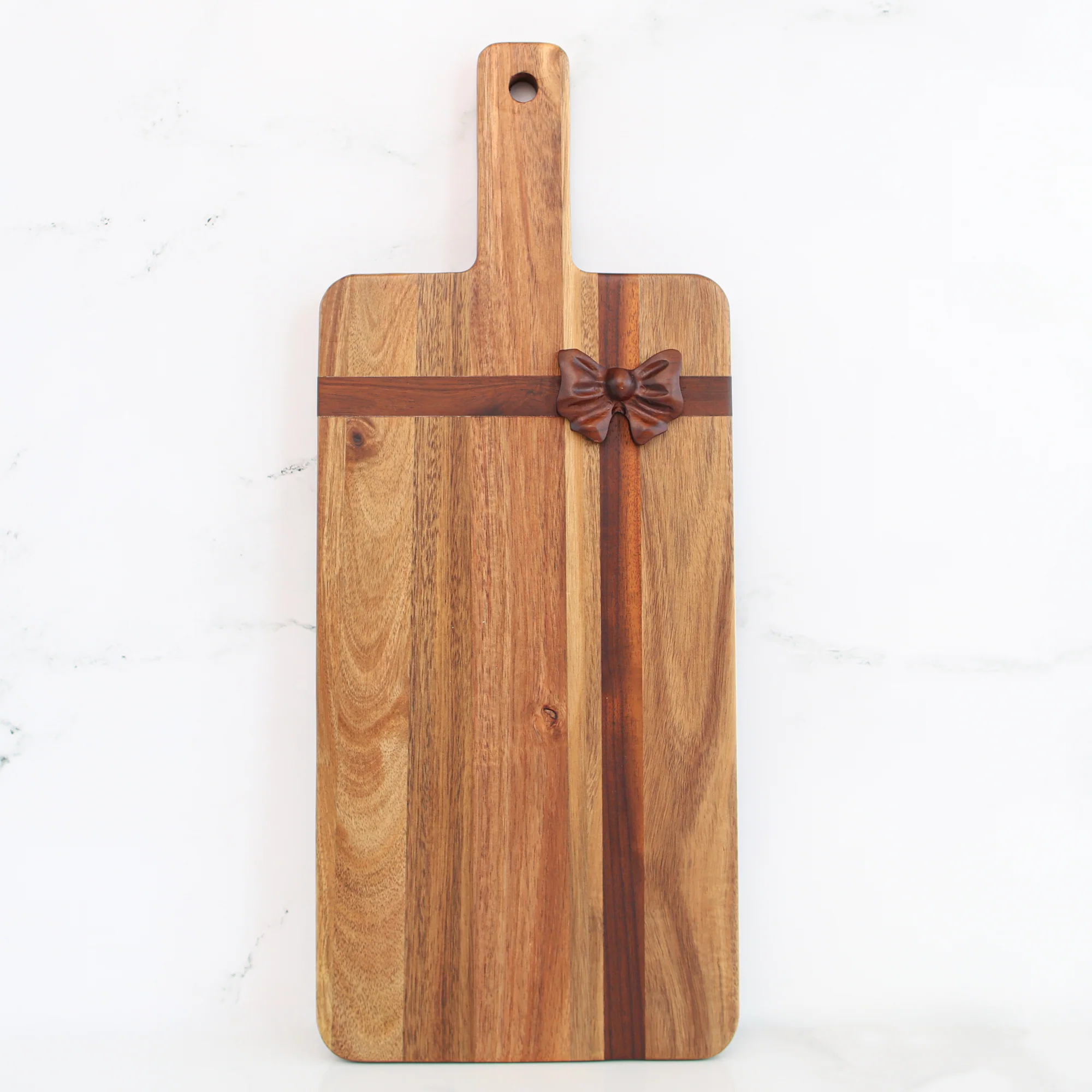 Rectangle Acacia Board with Bow - Image 8