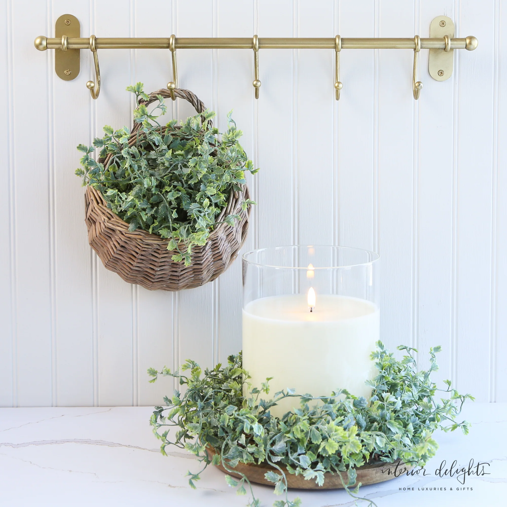 Willow Wall Baskets-Set of Two - Image 14