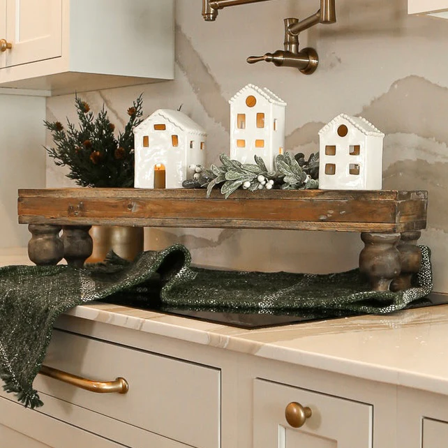 Rustic Footed Wood Riser - Image 12