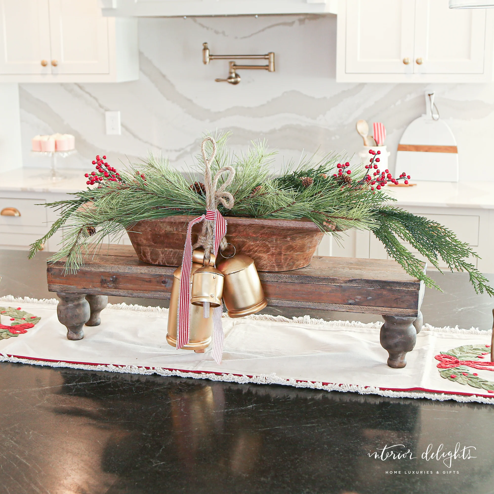 Rustic Footed Wood Riser - Image 13