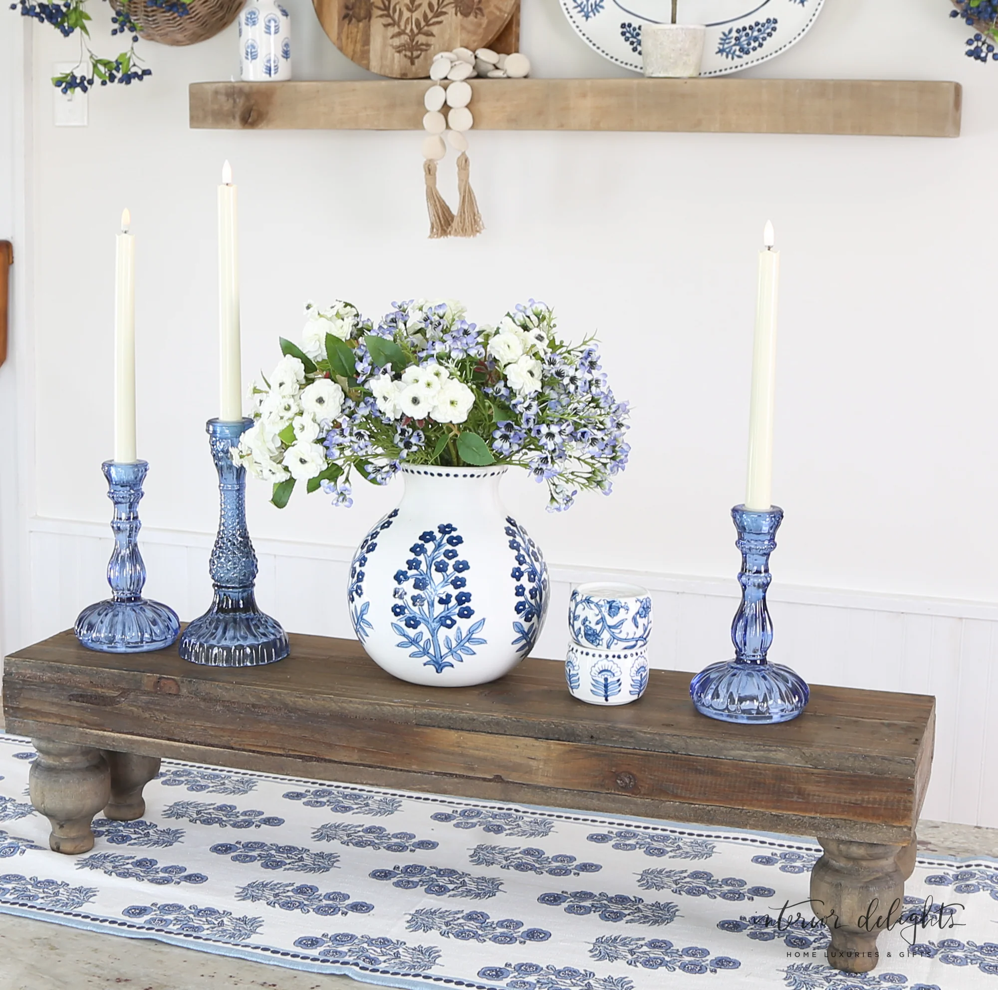 Rustic Footed Wood Riser - Image 7
