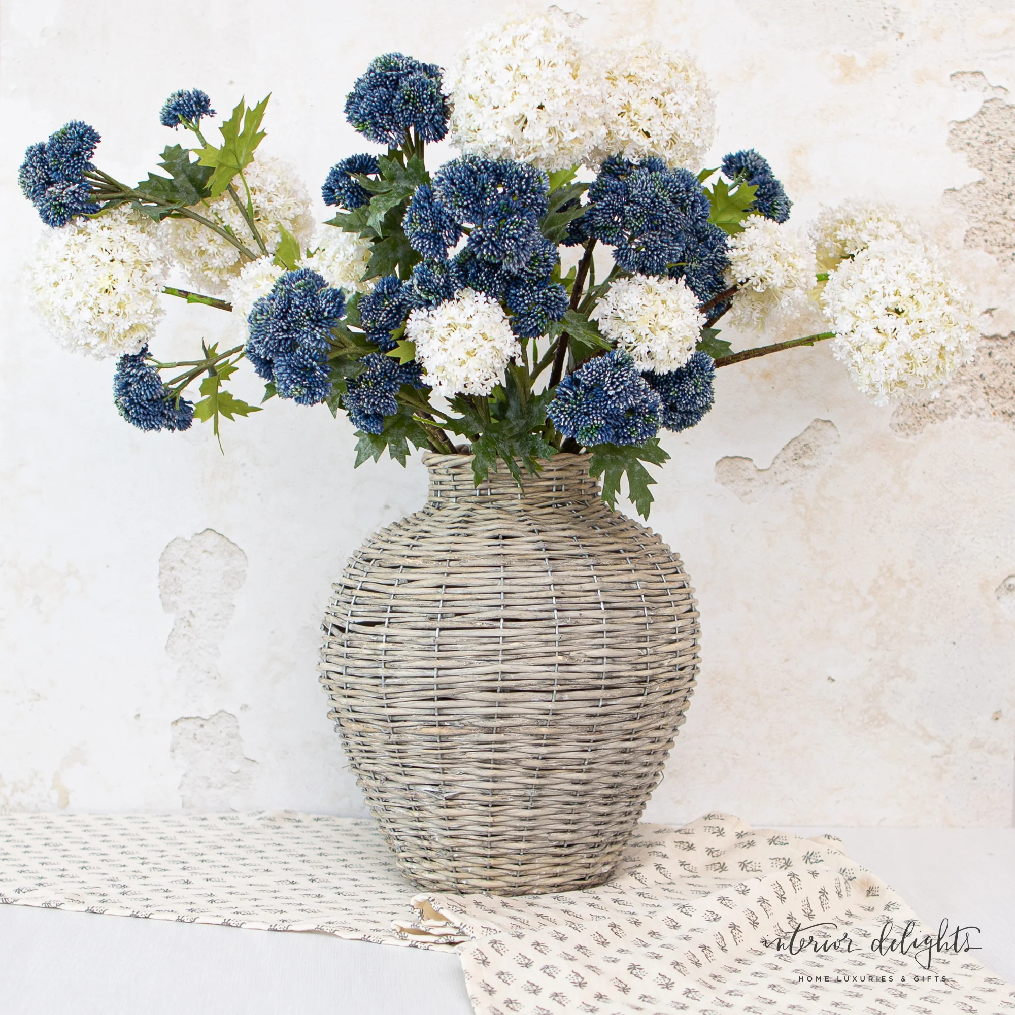 Blue Sedum Spray with 3 Blooms - Image 6
