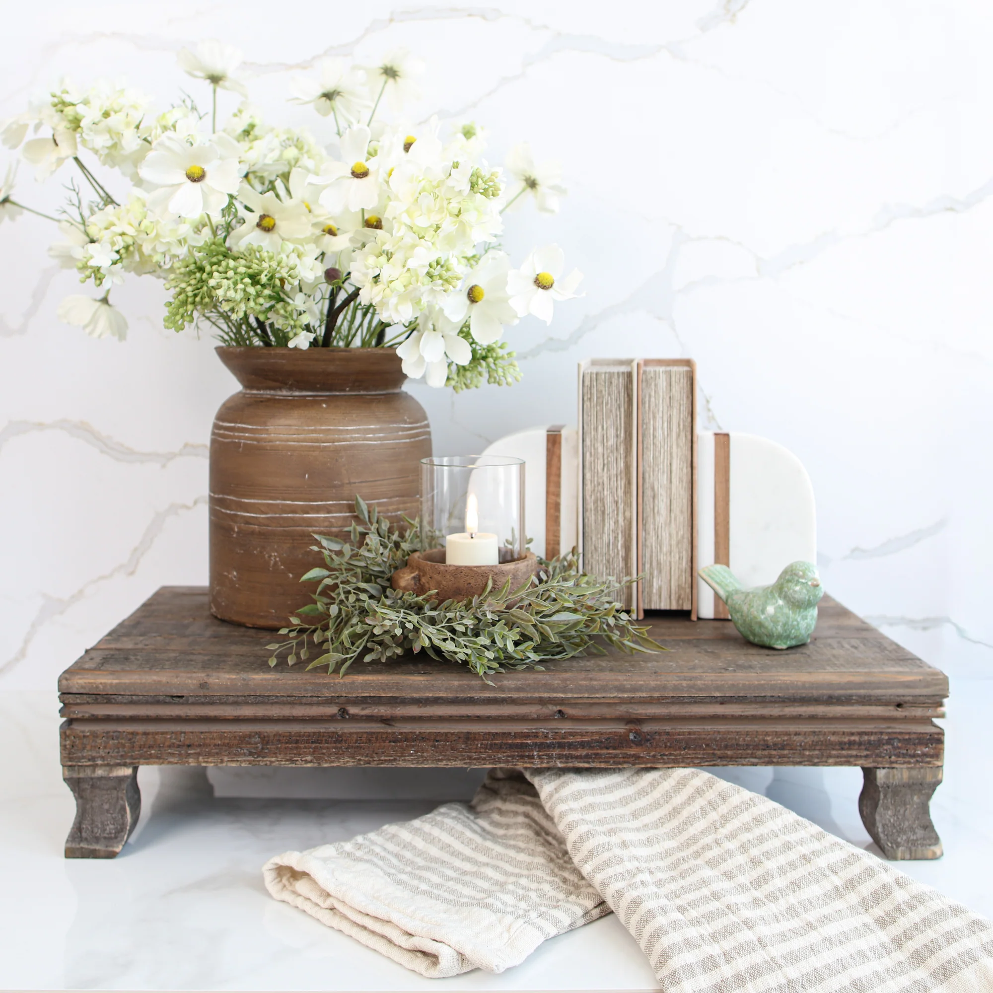 Wooden Footed Risers, Set of 2 - Image 6