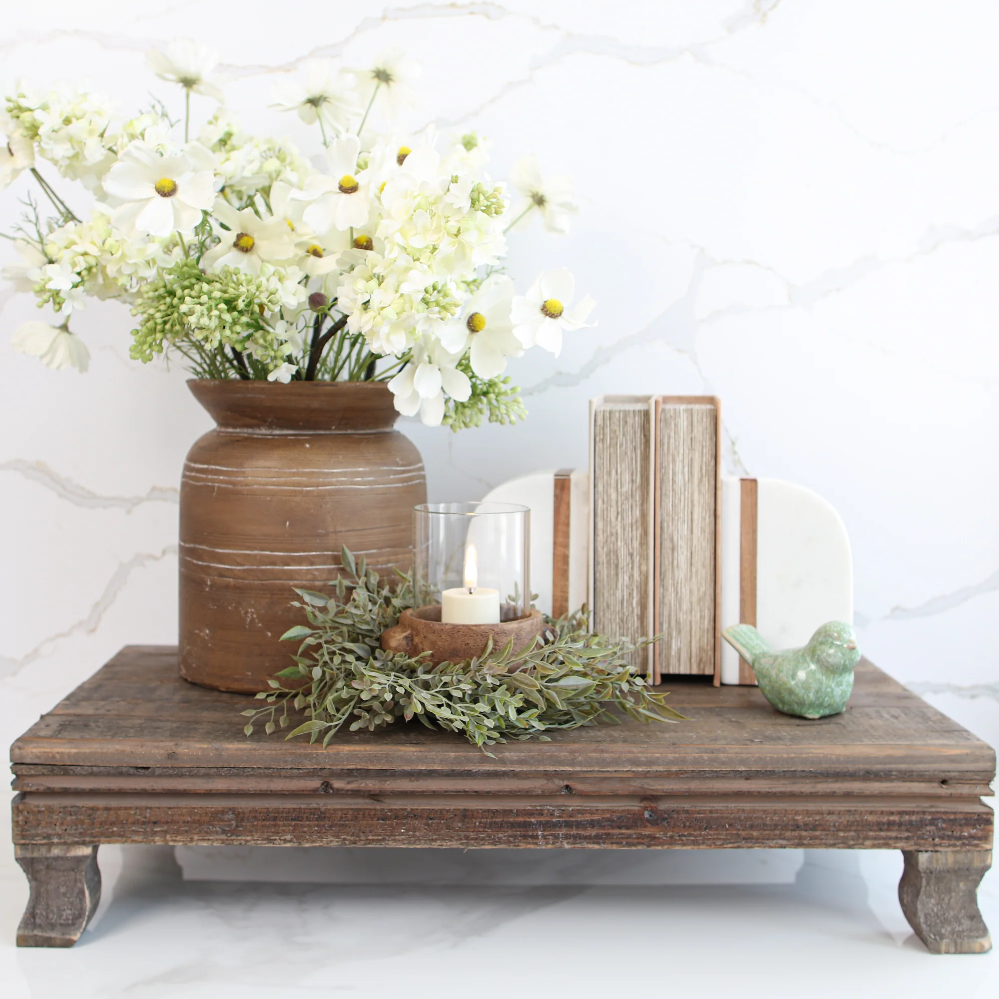 Wooden Footed Risers, Set of 2 - Image 8
